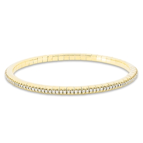 Armband Flex-Band aus 750 Gelbgold 120 Brillanten 1,01ct TW-SI B:3,3mm L:18cm Armband Flex-Band aus 750 Gelbgold 120 Brillanten 1,01ct TW-SI B:3,3mm L:18cm