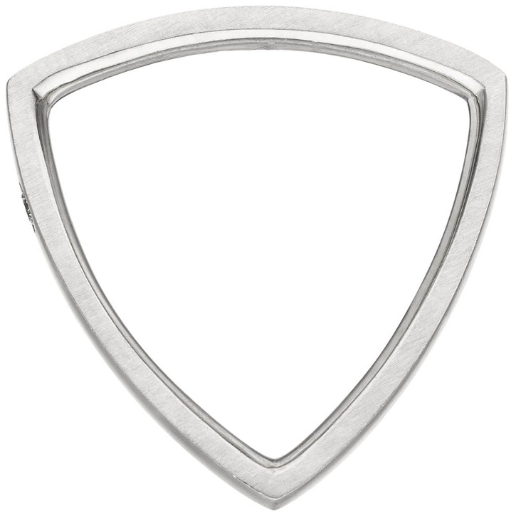 Ring in Dreiecksform Brillant 950 Platin