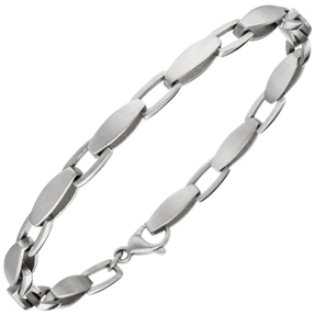 Armband Armkette aus 950 Platin mattiert Armschmuck 19,5cm