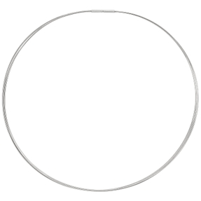 1,3mm Halsreif 5-reihige Halskette aus Edelstahl Edelstahlkette Halsschmuck 42cm