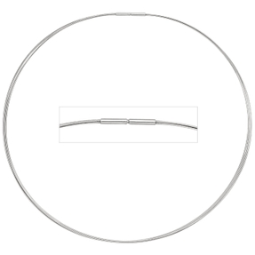 1,3mm Halsreif 5-reihige Halskette aus Edelstahl Edelstahlkette Halsschmuck 50cm 1,3mm Halsreif 5-reihige Halskette aus Edelstahl Edelstahlkette Halsschmuck 50cm