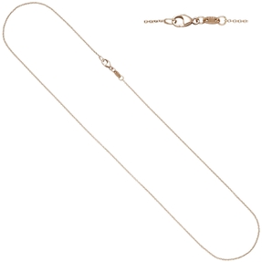 1mm Kette Rundankerkette, rund, 585 Gold Rotgold Halsschmuck Rotgoldkette, 42cm 1mm Kette Rundankerkette, rund, 585 Gold Rotgold Halsschmuck Rotgoldkette, 42cm