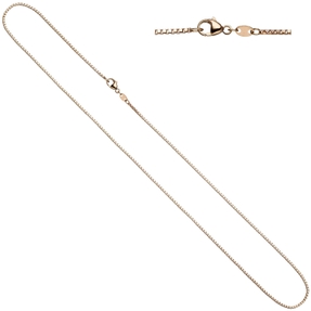 1,2mm Kette Venezianerkette aus 585 Gold Rotgold Halsschmuck Rotgoldkette, 42cm 1,2mm Kette Venezianerkette aus 585 Gold Rotgold Halsschmuck Rotgoldkette, 42cm