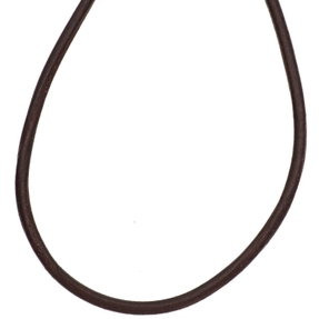 2mm Lederschnur Lederkette aus dunkelbraunem Leder Lederschmuck, 100cm