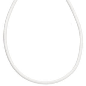 2mm Lederschnur Lederkette aus weißem Leder Lederschmuck, 100cm