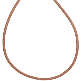 2mm Lederschnur Lederkette aus braunem Leder Lederschmuck, 100cm