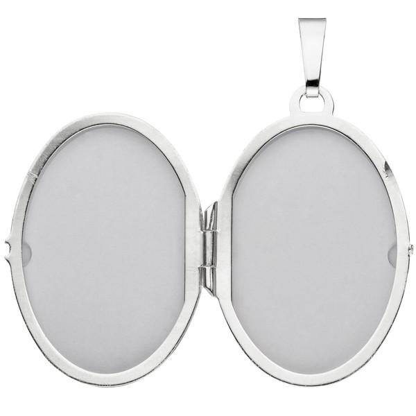 Schmuck-Set Panzerkette Medaillon 925 Silber 50cm