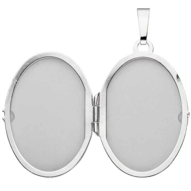Schmuck-Set Panzerkette Medaillon 925 Silber 60cm