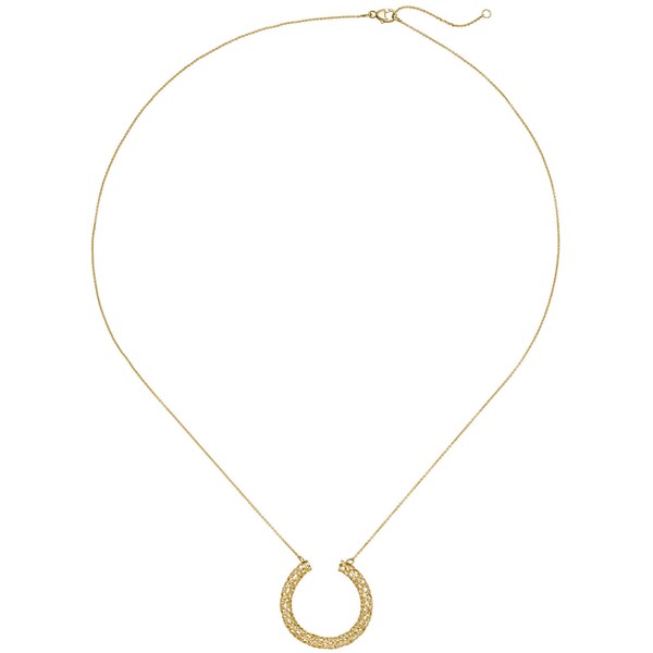 0,7mm Ankerkette geflochten 750 Gelbgold 42-45cm