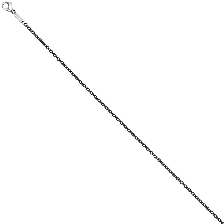 1,9mm Kette Rundankerkette Edelstahl grau 42cm