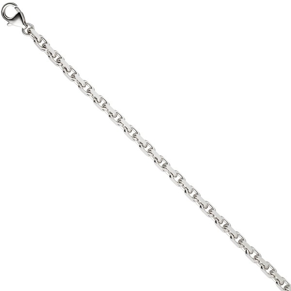 4mm Armband Ankerkette 585 Weißgold 21cm