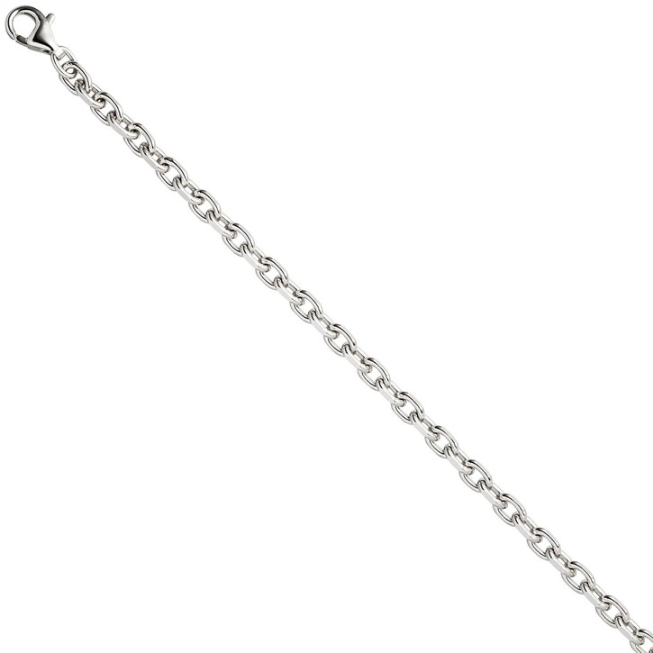 3.9mm Armband Ankerkette aus 925 Silber 21cm