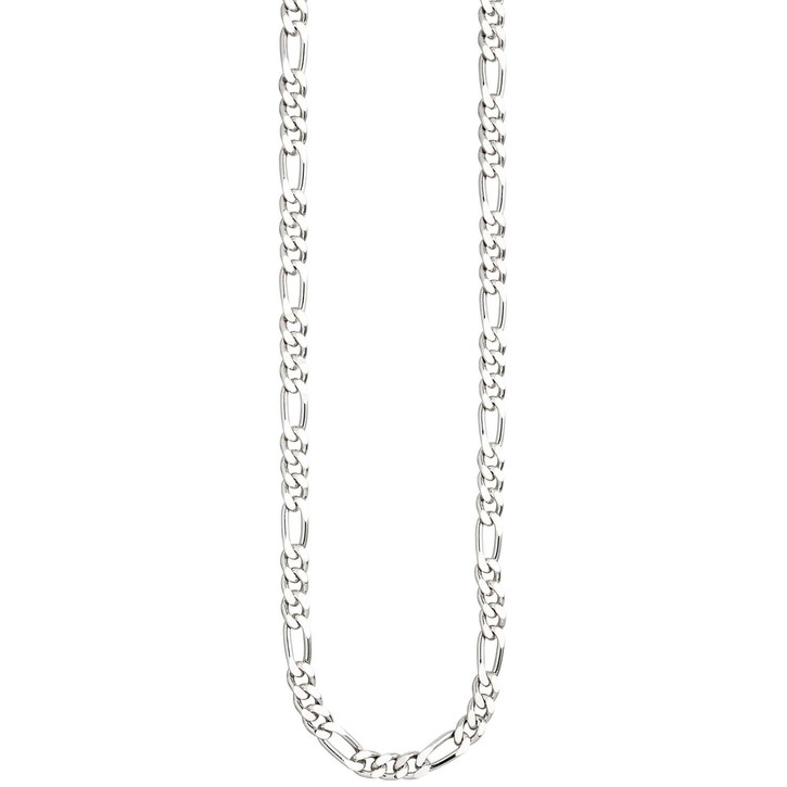 5,3mm Kette Figarokette aus 925 Silber 50cm