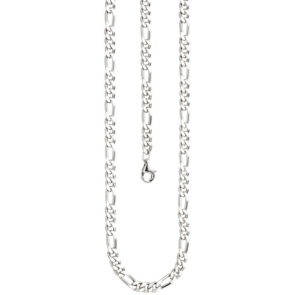 5,3mm Kette Figarokette aus 925 Silber 50cm