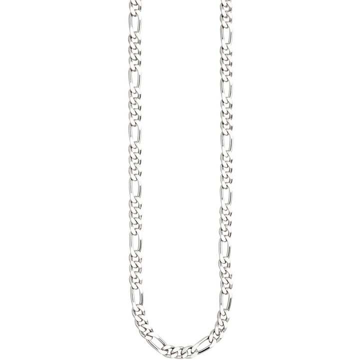 5,3mm Kette Figarokette aus 925 Silber 60cm