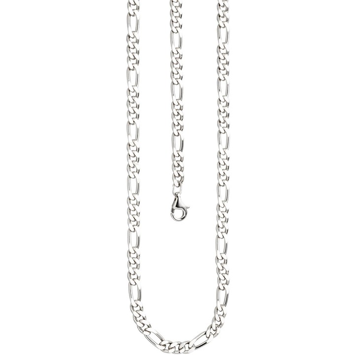 5,3mm Kette Figarokette aus 925 Silber 60cm