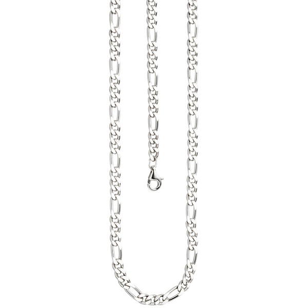 5,3mm Kette Figarokette aus 925 Silber 60cm