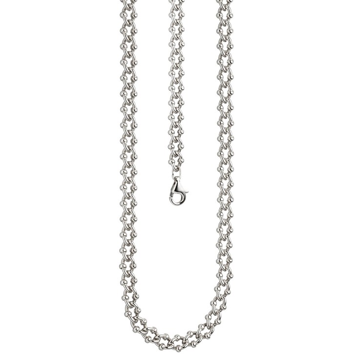 7,3mm Kette Krebskette aus 925 Silber 55cm