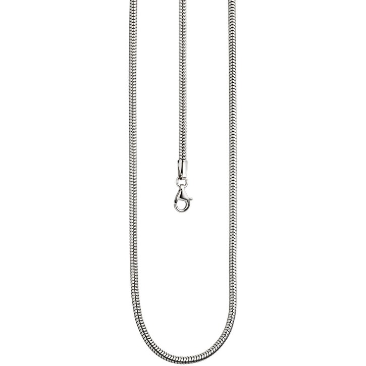 2,9mm Kette Schlangenkette 925 Silber 50cm