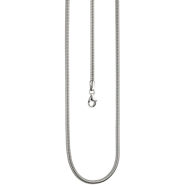 2,9mm Kette Schlangenkette 925 Silber 50cm