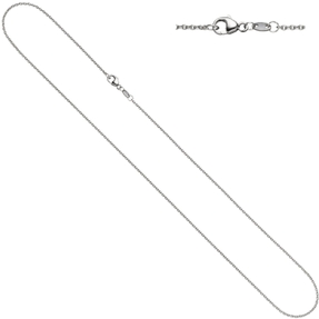1,5mm Ankerkette Halskette aus 950 Platin Halsschmuck, 60cm