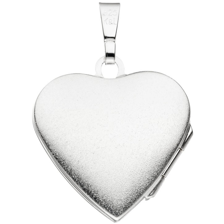 Schmuck-Set Medaillon Panzerkette 925 Silber 60cm