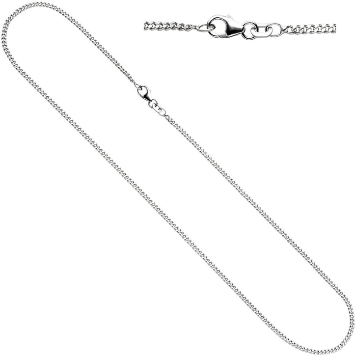 Schmuck-Set Smiley Panzerkette 925 Silber 42cm