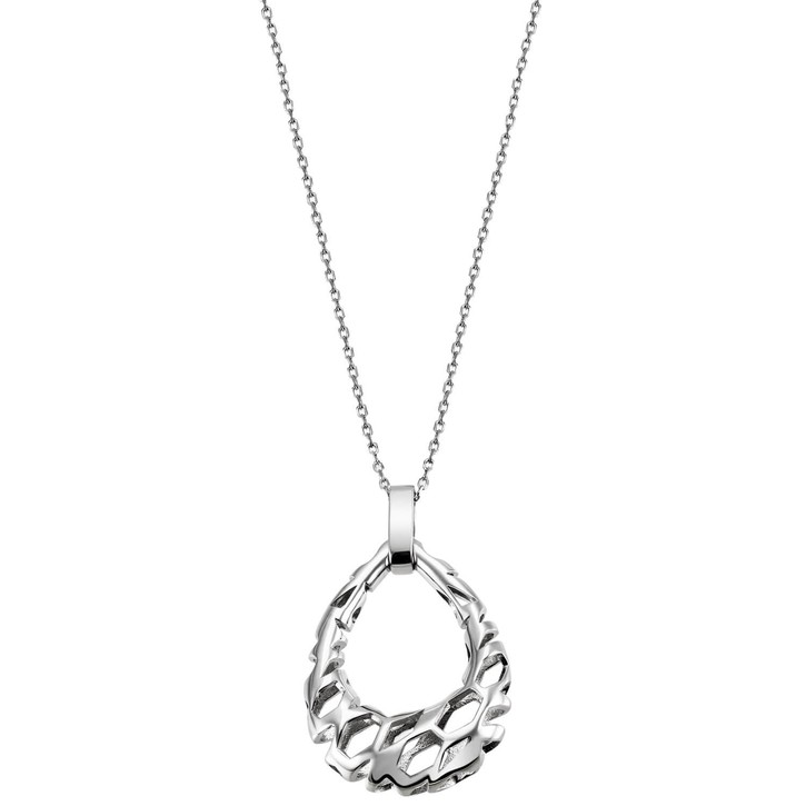 Collier mit Anhänger Tropfen 925 Silber 45cm
