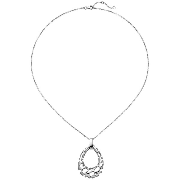 Collier mit Anhänger Tropfen 925 Silber 45cm