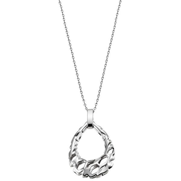 Collier mit Anhänger Tropfen 925 Silber 45cm