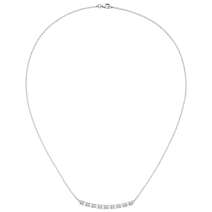 Collier mit Anhänger Stäbchen 925 Silber 45cm