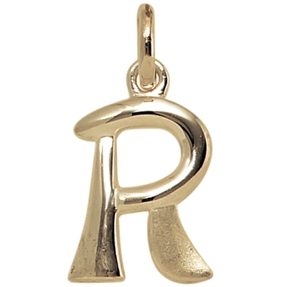 Anhänger Buchstabe R 375 Gold Gelbgold 14,8x10mm Halsschmuck Buchstabenanhänger Anhänger Buchstabe R 375 Gold Gelbgold 14,8x10mm Halsschmuck Buchstabenanhänger