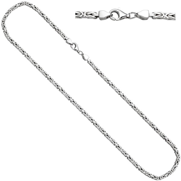 3,1mm Königskette aus 925 Silber 55cm