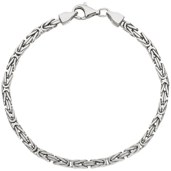 3,1mm Königsarmband aus 925 Silber 21cm