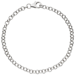 3,5mm Erbsarmband für Charms Bettelarmband Armschmuck aus 925 Silber 19cm 3,5mm Erbsarmband für Charms Bettelarmband Armschmuck aus 925 Silber 19cm