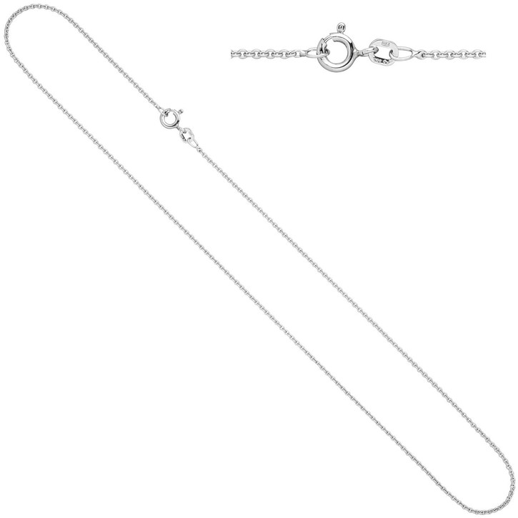 1,5mm Rundankerkette aus 925 Silber 40cm