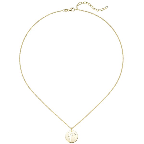 Collier Fee 925 Silber vergoldet 42-48cm