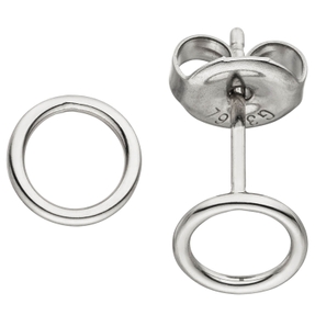 Paar Ohrstecker Kreise aus Edelstahl Ø6,9mm Ohrringe Ohrschmuck schlicht Paar Ohrstecker Kreise aus Edelstahl Ø6,9mm Ohrringe Ohrschmuck schlicht