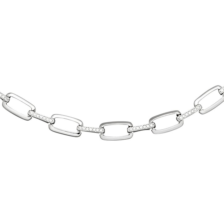 7.1mm Collier aus 925 Silber mit 154 Zirkonia 45cm