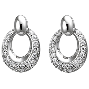 Ohrstecker aus 925 Silbermit 52 Zirkonia Ohrringe Ohrschmuck Damen