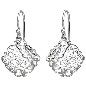 Ohrhänger Ohrringe Brisur Ohrschmuck aus 925 Silber mit Ornament Ohrhänger Ohrringe Brisur Ohrschmuck aus 925 Silber mit Ornament