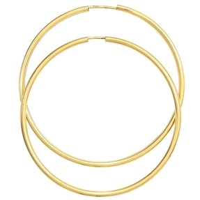 Große XL Creolen Ø 50mm aus 333 Gold Gelbgold Ohrringe Ohrchmuck rund Damen Große XL Creolen Ø 50mm aus 333 Gold Gelbgold Ohrringe Ohrchmuck rund Damen
