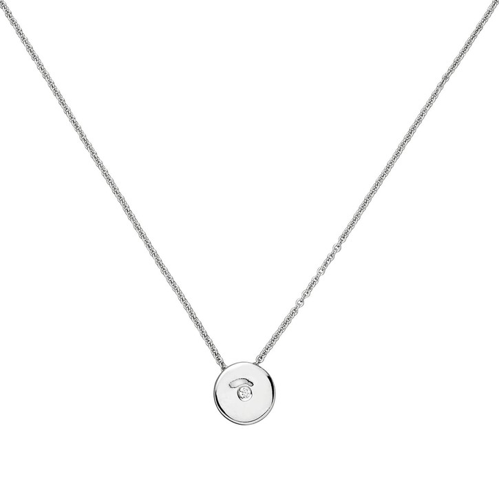 Collier mit Anhänger aus 925 Silber mit Zirkonia 45cm