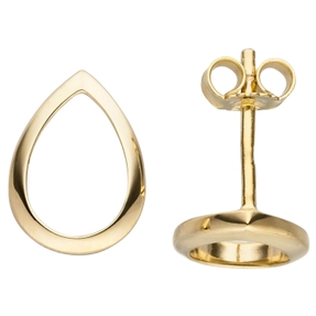 Ohrstecker Tropfen 11,5x8,4mm 333 Gold Gelbgold Ohrringe Ohrschmuck glänzend Ohrstecker Tropfen 11,5x8,4mm 333 Gold Gelbgold Ohrringe Ohrschmuck glänzend