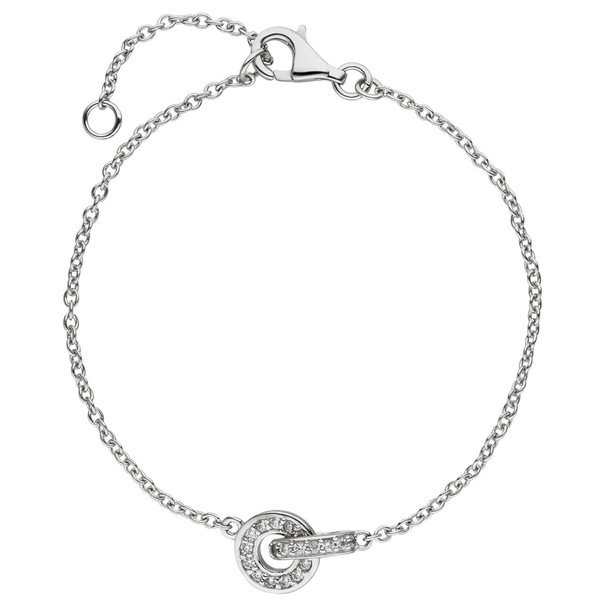 Armband Armkette aus 925 Silber 20 Zirkonia