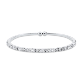 Armreif aus 750 Gold Weißgold 33 Brillanten 2,14ct TW-VSI 48x56mm Armreif aus 750 Gold Weißgold 33 Brillanten 2,14ct TW-VSI 48x56mm