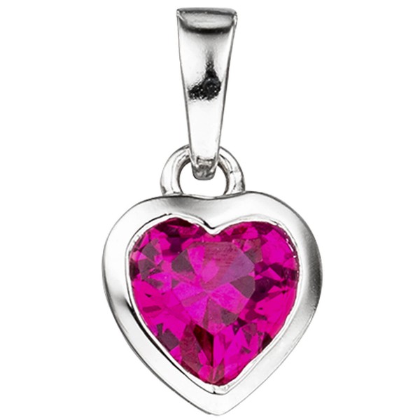 Schmuck-Set Herzen 925 Silber Zirkonia 42cm