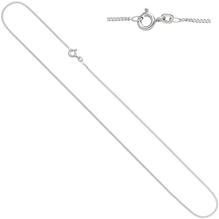 Schmuck-Set aus 333 Weißgold mit Zirkonia 42cm
