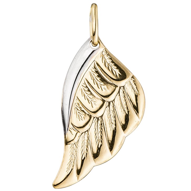 Schmuck-Set Engelsflügel aus 333 Gelbgold 45cm
