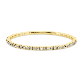 Armband Flex-Band aus 750 Gold Gelbgold 66 Brillanten 2,26ct TW-SI Ø53mm Armband Flex-Band aus 750 Gold Gelbgold 66 Brillanten 2,26ct TW-SI Ø53mm